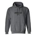 thumbnail image 1 of Jewish AF Adult Hooded Sweatshirt, 1 of 3