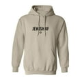 thumbnail image 1 of Jewish AF Adult Hooded Sweatshirt, 1 of 3