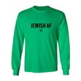 thumbnail image 1 of Jewish AF Adult Long Sleeve T-shirt, 1 of 3