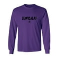 thumbnail image 1 of Jewish AF Adult Long Sleeve T-shirt, 1 of 3