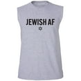 thumbnail image 1 of Jewish AF Adult Sleeveless Tee, 1 of 4
