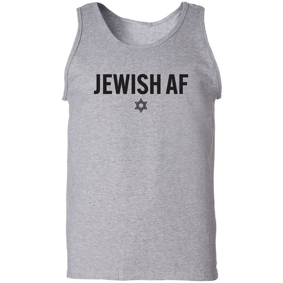 Jewish AF Adult Tank Top