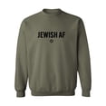thumbnail image 1 of Jewish AF Crewneck Sweatshirt, 1 of 3