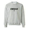 thumbnail image 1 of Jewish AF Crewneck Sweatshirt, 1 of 4