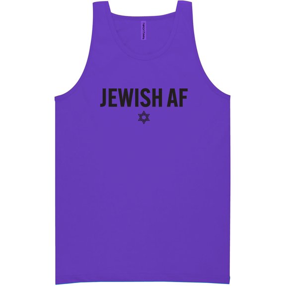 Jewish AF Neon Tank Top