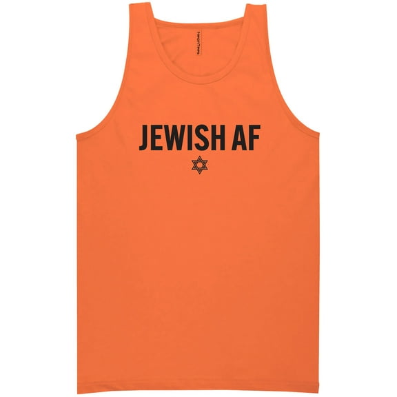 Jewish AF Neon Tank Top