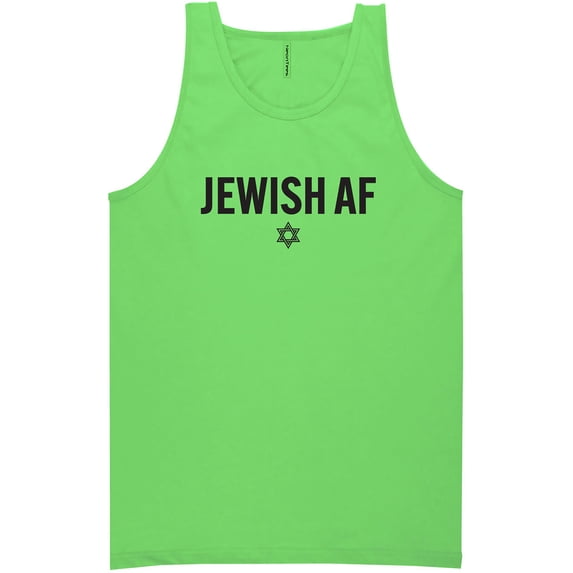 Jewish AF Neon Tank Top