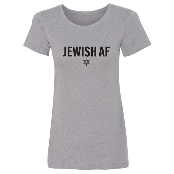 Jewish AF Womens crewneck tee