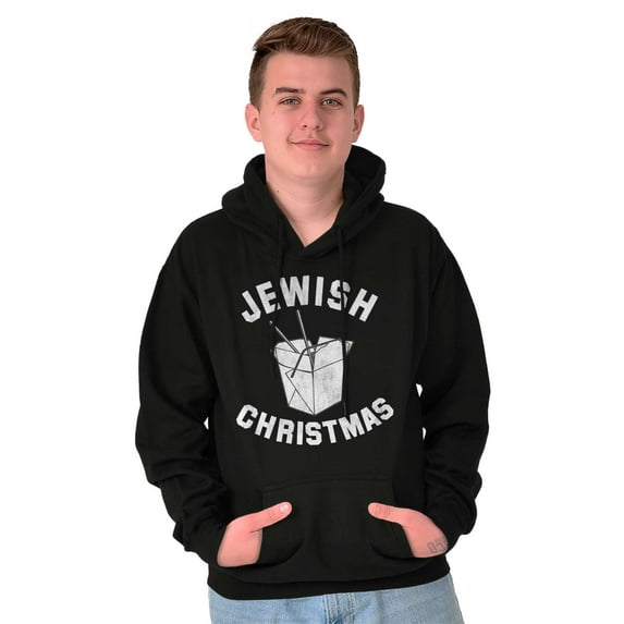 Jewish Christmas Chinese Takeout Hoodie Sweatshirt Women Men Brisco Brands S
