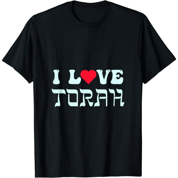 Jewish Gifts - I Love Torah T-Shirt