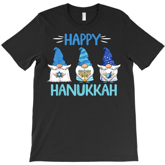 Jewish Hanukkah Gnome Menorah 2026 Happy Hanukkah Gnomies Themed Fun G33284 Unisex T-Shirt, Up to Size 5XL