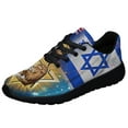 thumbnail image 1 of Jewish Israel New Zealand Lion Of Judah Shoes Sneakers Black Size 10.5, 1 of 7