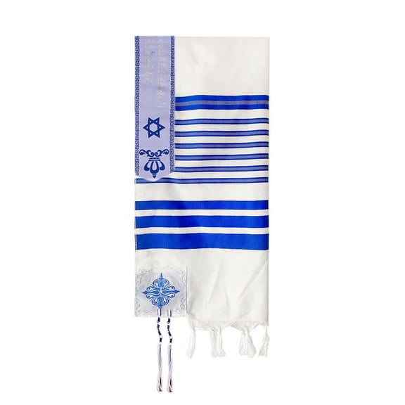 Jewish Israel Prayer Shawl Israel Traditional Tallit Blessing D9T9 with C7
