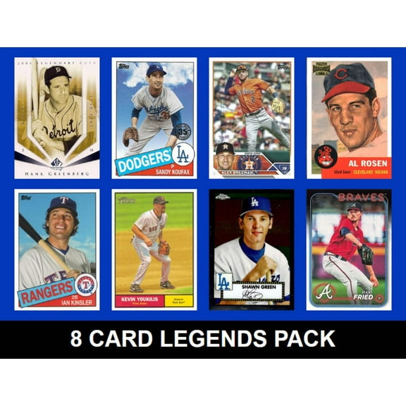 Jewish Legends 8 Card MLB Pack 2024 2023 Topps Bowman Koufax Bregman Shawn Green