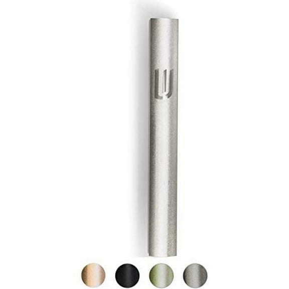 Jewish Mezuzah Aluminum Case, Kosher Door Mezuzah Case, Weatherproof and Easy to Instal, Use to Cover Your Scroll Klaf, for Both Indoors and Outdoors
