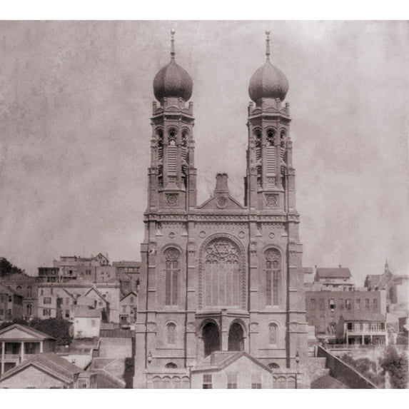 Jewish Synagogue In San Francisco History (36 x 24)