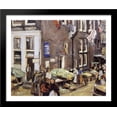 thumbnail image 1 of Jewish quarter in Amsterdam 34x28 Large Black Wood Framed Print Art by Max Liebermann, 1 of 2