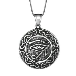 Shops Horus, the Falcon God Egyptian Pharaoh Charm in Oxidized .925 Sterling Silver