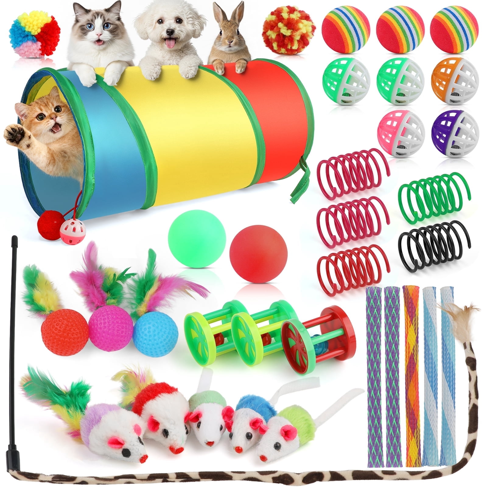 Hartz Running Rodent Cat Toy - Indoor Exercise and Play Mouse for