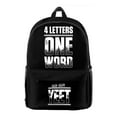 thumbnail image 1 of Jey USO Four Letters One Word Backpack Men Women Rucksack Daypack Zip Pack Casual Traval Bag, 1 of 3
