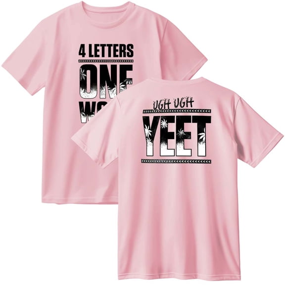 Jey USO Four Letters One Word Cotton T-Shirt Women Men Casual Crewneck Short Sleeve Tee