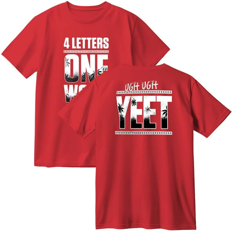 Jey USO Four Letters One Word Cotton T-Shirt Women Men Casual