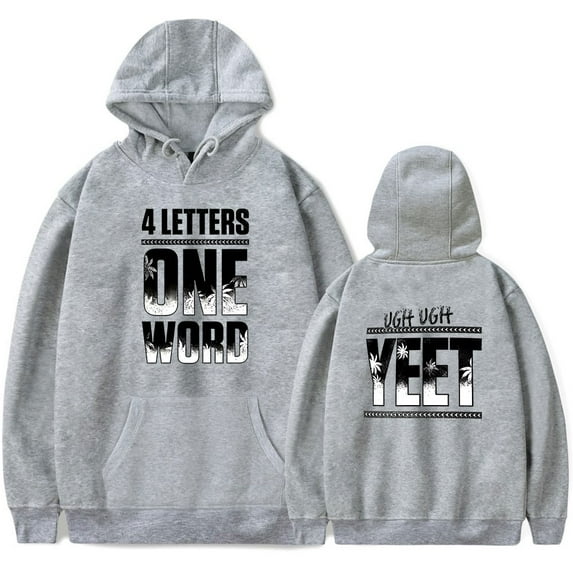 Jey USO Four Letters One Word Hoodies Women Men Casual Long Sleeve Sweatshirt Clothes