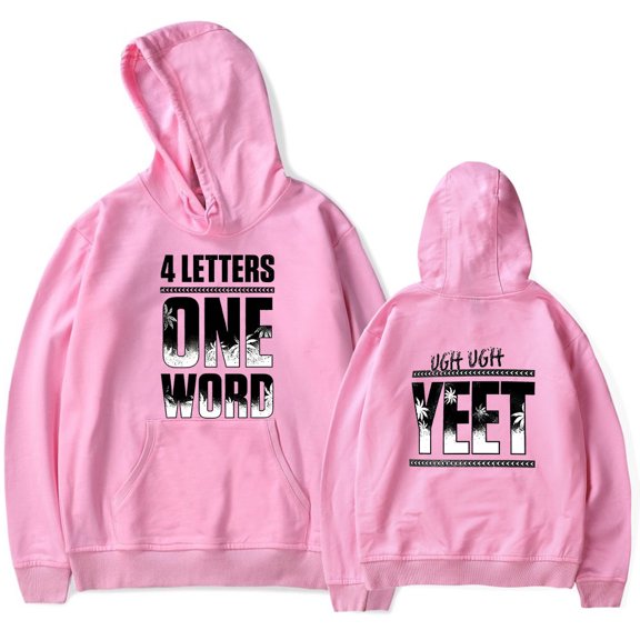 Jey USO Four Letters One Word Hoodies Women Men Casual Long Sleeve Sweatshirt Clothes