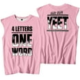 thumbnail image 1 of Jey USO Four Letters One Word Tank Tops Sleeveless T-Shirt port Vest Women Men Outdoor Sportwear, 1 of 3