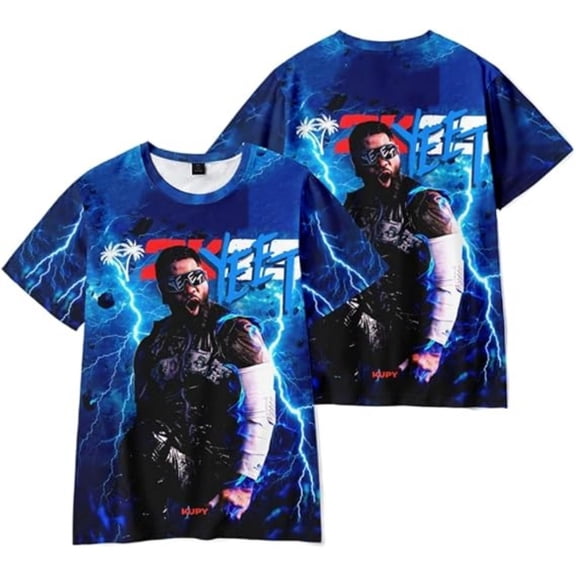 Jey USO Merch T-shirt Summer New Cool Short Sleeve Men's And Women's Casual Streetwear