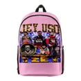 thumbnail image 1 of Jey USO Vintage Collage Merch Backpack Rapper Bags Unisex Fashion Casual Streetwear Shoulders Bag, 1 of 6