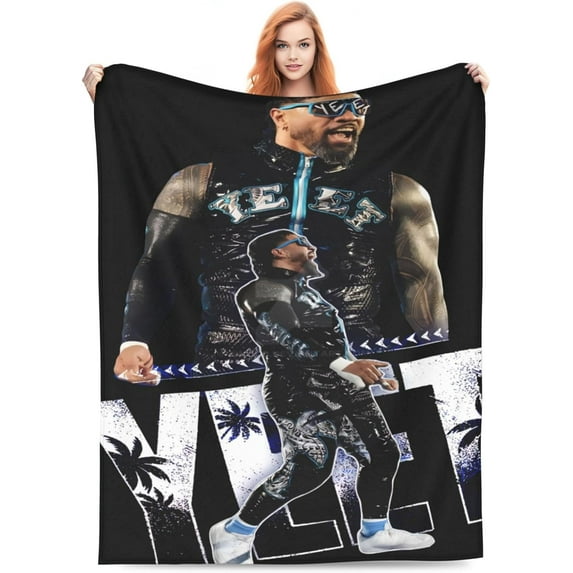 Jey USO Wrestler Throw Blanket Comfortable Air Conditioner Blanket Blankets for All Seasons Soft Blankets for Living Room for Camping