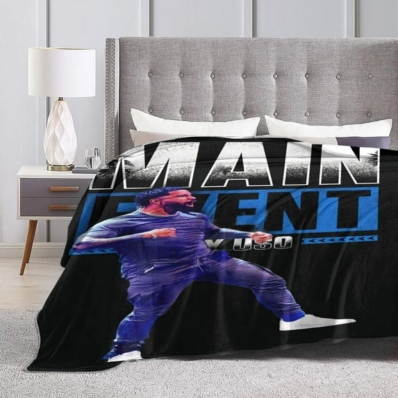 Jey USO Wrestler Throw Blanket Convenient Air Conditioner Blanket Blankets for All Seasons Classic Blankets for Hotel for Travel