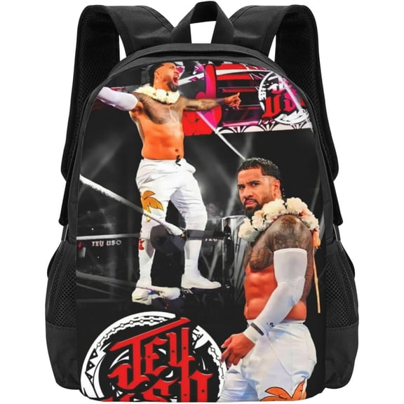Jey USO Wrestler Unisex Sports Bag, Backpack for Running Cool Work Backpack Notebook Bag for Men and Women
