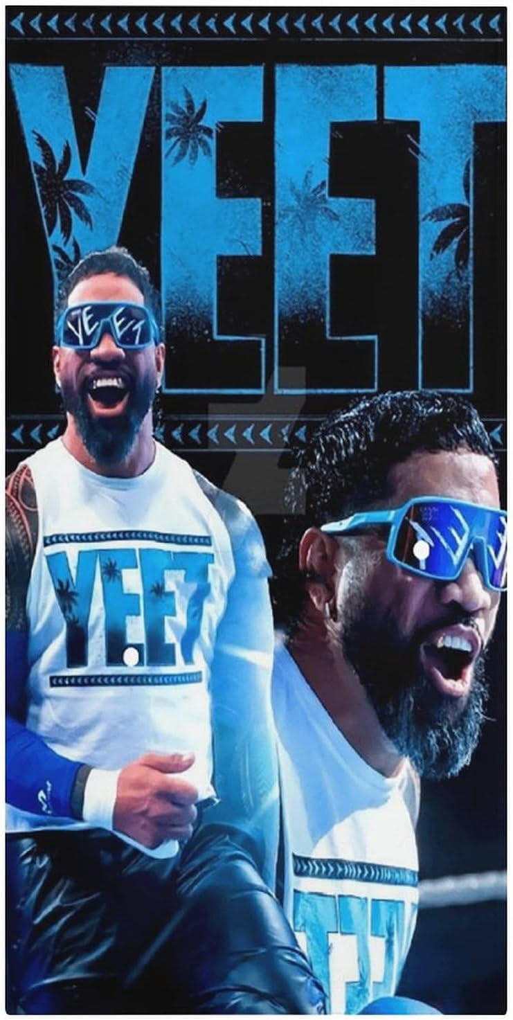 Jey USO Wrestling Merch Beach Towel Microfiber Bath Towels Oversized Towels Quick Dry Pool Beach Essentials 61.4 X 30.3 Inch