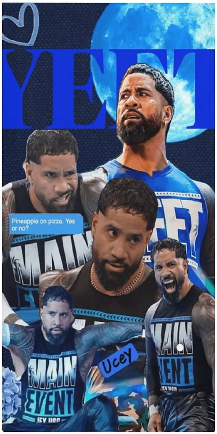 Jey USO Wrestling Merch Beach Towel Microfiber Bath Towels Oversized Towels Quick Dry Pool Beach Essentials 61.4 X 30.3 Inch