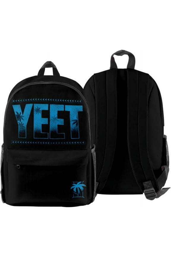 Jey USO Yeet 3D Fashion Backpack Printed Multi Zipper Pack Casual Bag