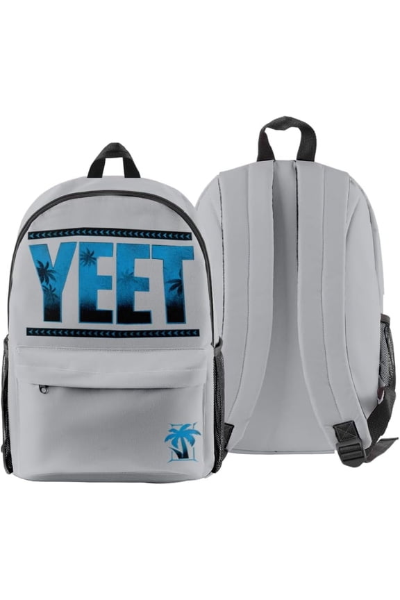 Jey USO Yeet 3D Fashion Backpack Printed Multi Zipper Pack Casual Bag