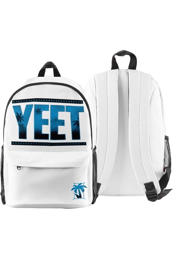 Jey USO Yeet 3D Fashion Backpack Printed Multi Zipper Pack Casual Bag