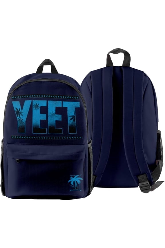 Jey USO Yeet 3D Fashion Backpack Printed Multi Zipper Pack Casual Bag