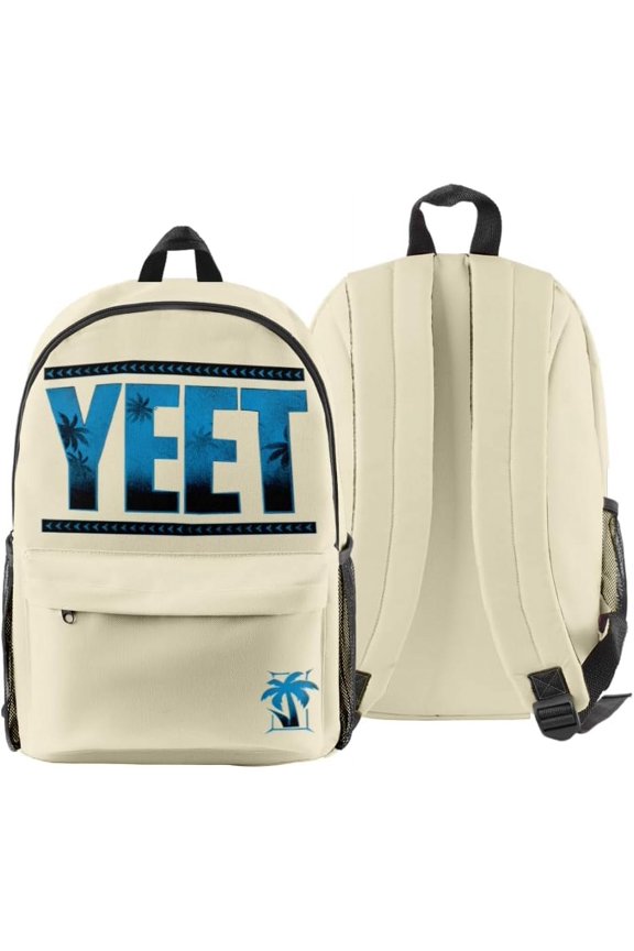 Jey USO Yeet 3D Fashion Backpack Printed Multi Zipper Pack Casual Bag
