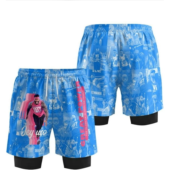 Jey USO Yeet 3D Fashion Sports Women Men's Shorts Outdoor Sportwear