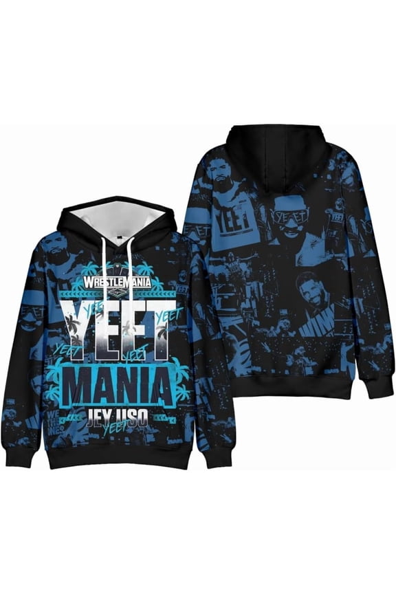 Jey USO Yeet 3D Merch Hoodies Fashion Clothes Casual Harajuku Sweatshirts