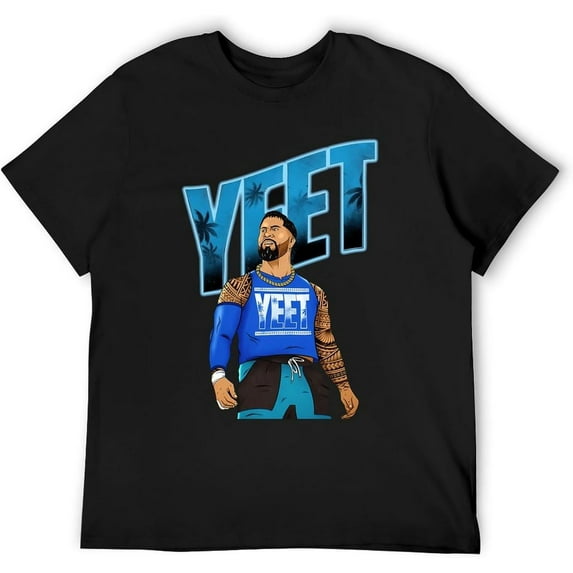 Jey USO Yeet Classic Pic Merch Sportwear T-shirt Short-Sleeved Top Fashion Summer Casual Unisex Gym Tee