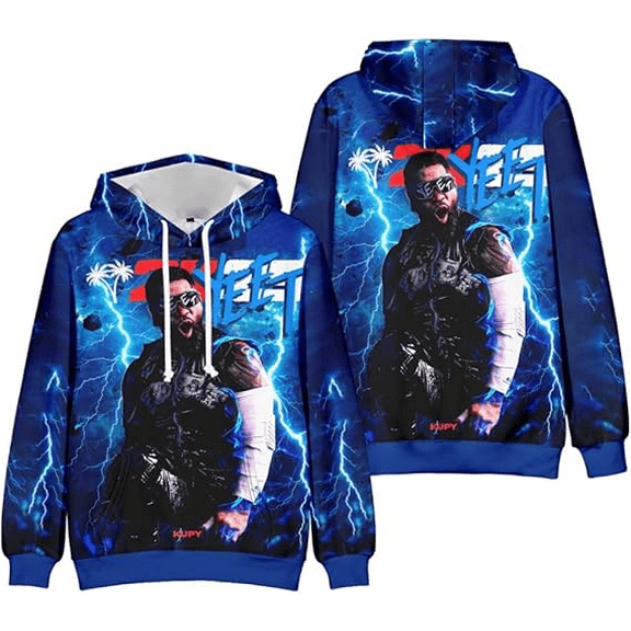 Jey USO Yeet  Hooded funny Y2K hooded Drawstring Pocket Sweatshirt Men/women  Hip Hop streetwear