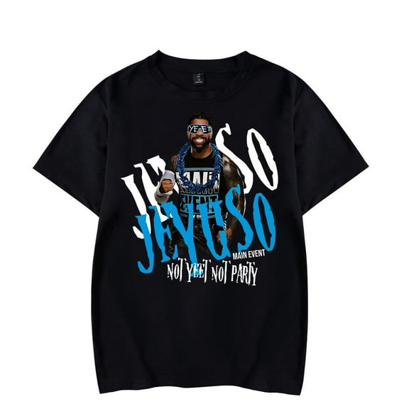 Jey USO Yeet Main Event Pic Merch T-shirt Short-Sleeved Women Men Fashion Casual Summer Sport Hip Hop Tee