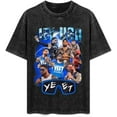 thumbnail image 1 of Jey USO Yeet Mans T-Shirts,Retro Vintage Crewneck Washed Short Sleeve T Shirts for Man, 1 of 4