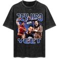 thumbnail image 1 of Jey USO Yeet Mans T-Shirts,Retro Vintage Crewneck Washed Short Sleeve T Shirts for Man, 1 of 4