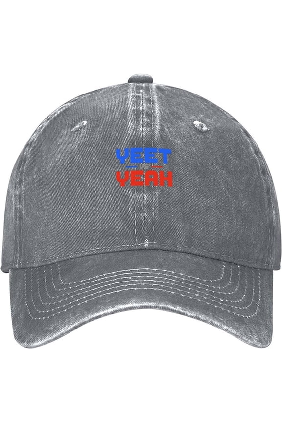 Jey USO Yeet Merch Men's Baseball Caps Cotton Vintage Washed Adjustable Denim Hat Merchandise