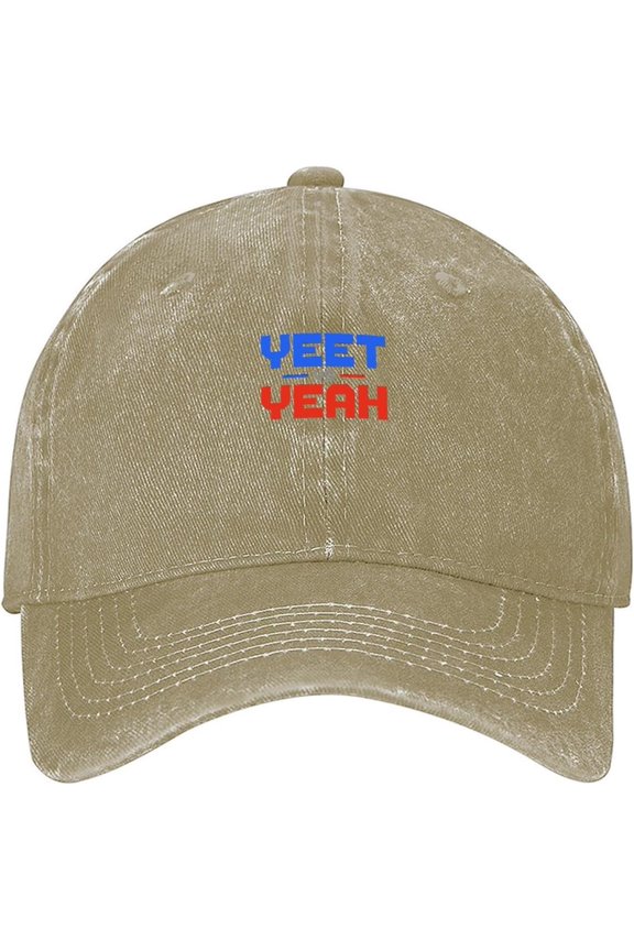 Jey USO Yeet Merch Men's Baseball Caps Cotton Vintage Washed Adjustable Denim Hat Merchandise